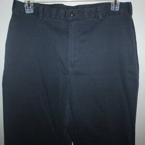 BROOKS BROTHERS Navy Pants 36x30 Advantage Trouser Clark Slacks Work Luxury